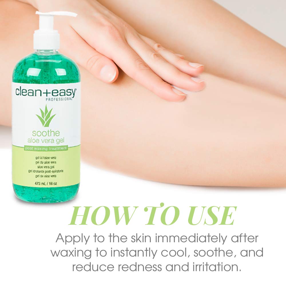 Clean + Easy: peau apaisée et protégée après épilation.