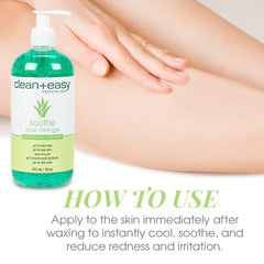 Clean + Easy: peau apaisée et protégée après épilation.