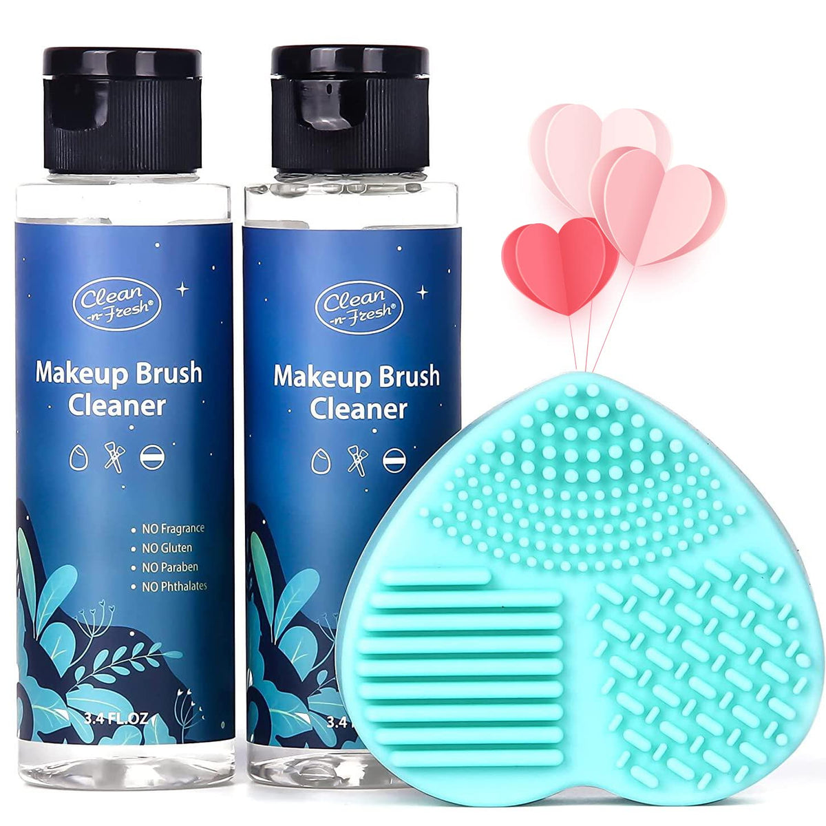 Clean-n-Fresh set nettoyage pinceaux et mat pour outils maquillage