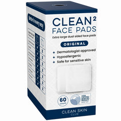Clean Skin Club Clean² Pads 2.0: bords-nouveaux sans effilochage.