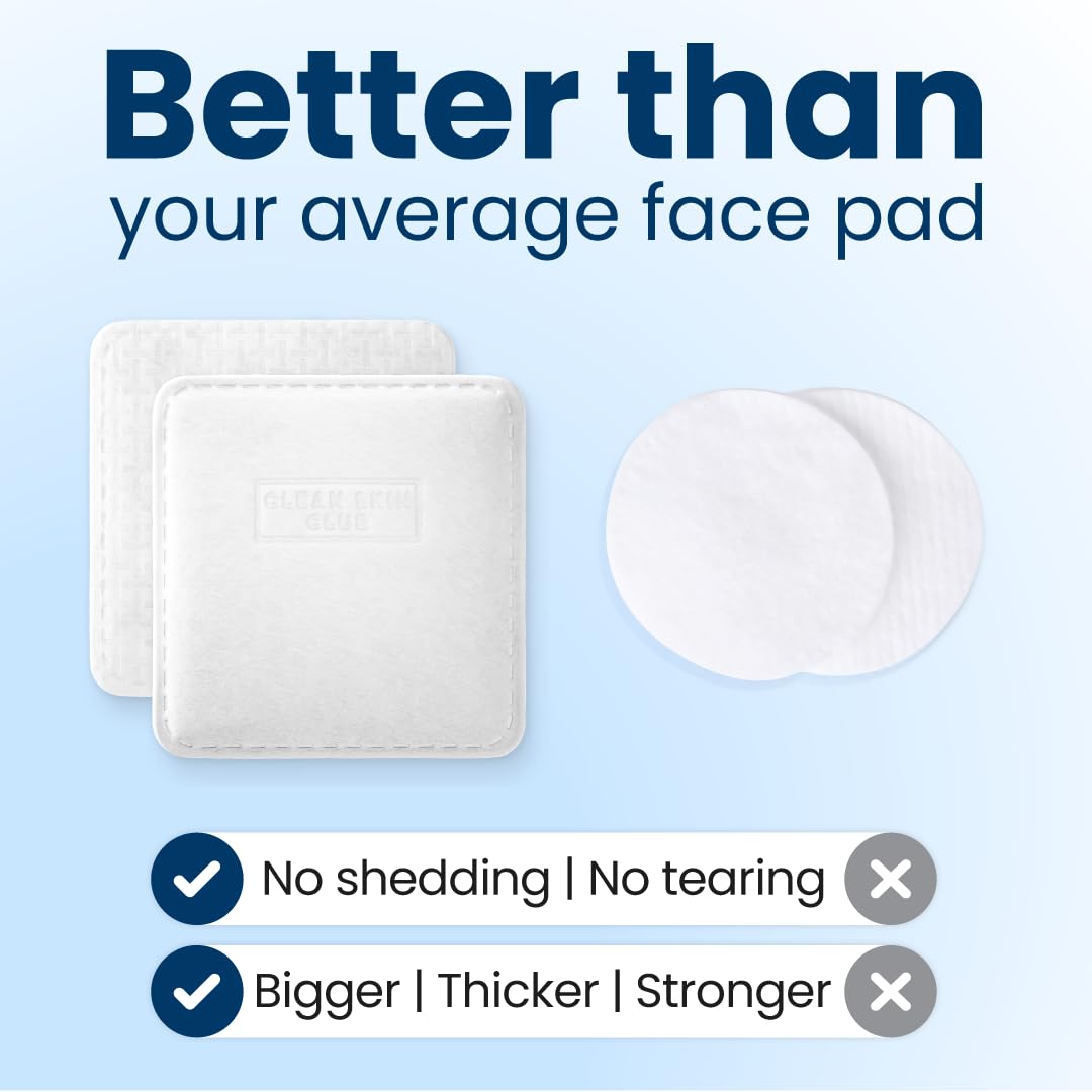 Clean Skin Club Clean² Pads 2.0: côté texturé pour exfolier en douceur.