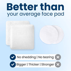 Clean Skin Club Clean² Pads 2.0: côté texturé pour exfolier en douceur.