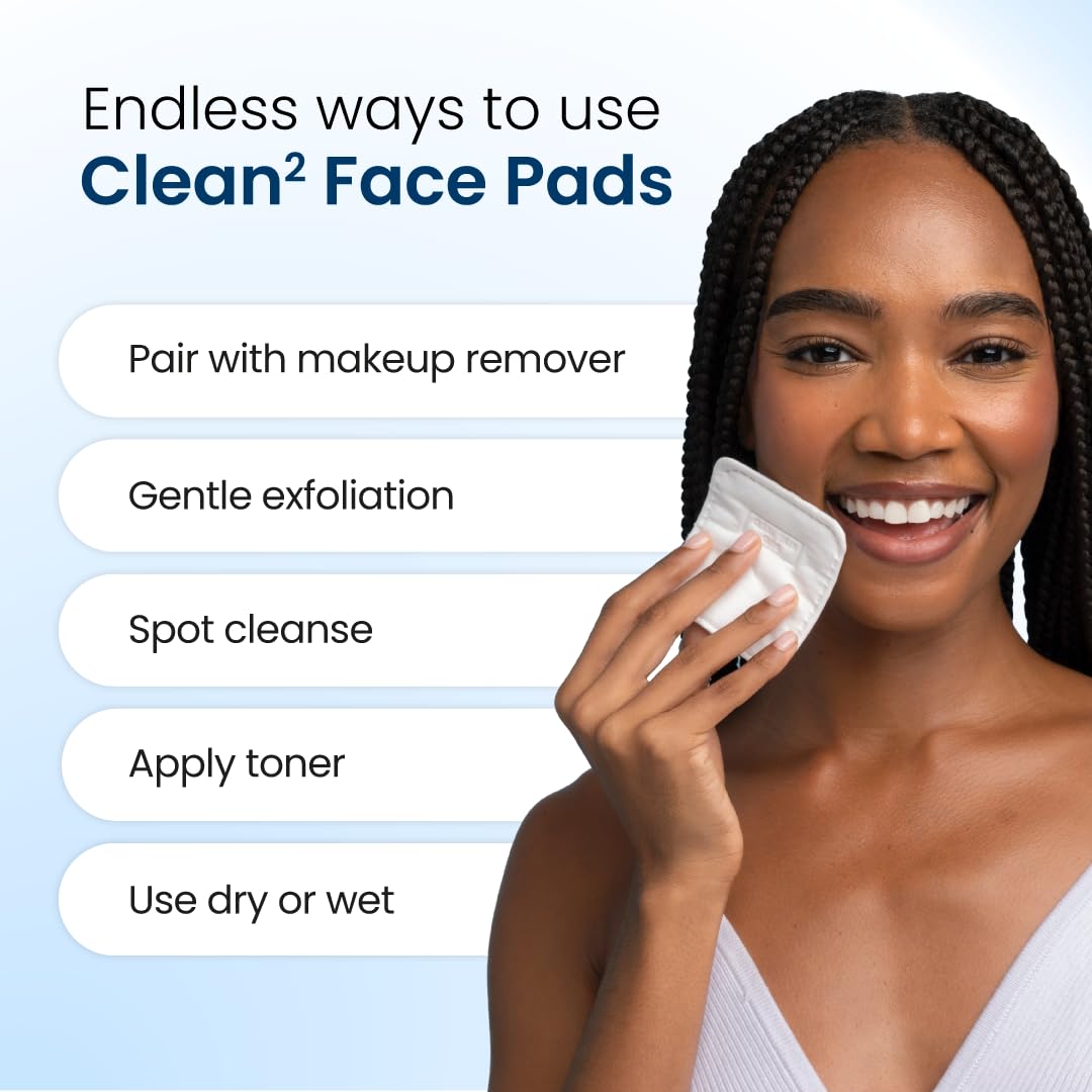 Clean Skin Club Clean² Pads 2.0: idéal avec démaquillant et traitements.