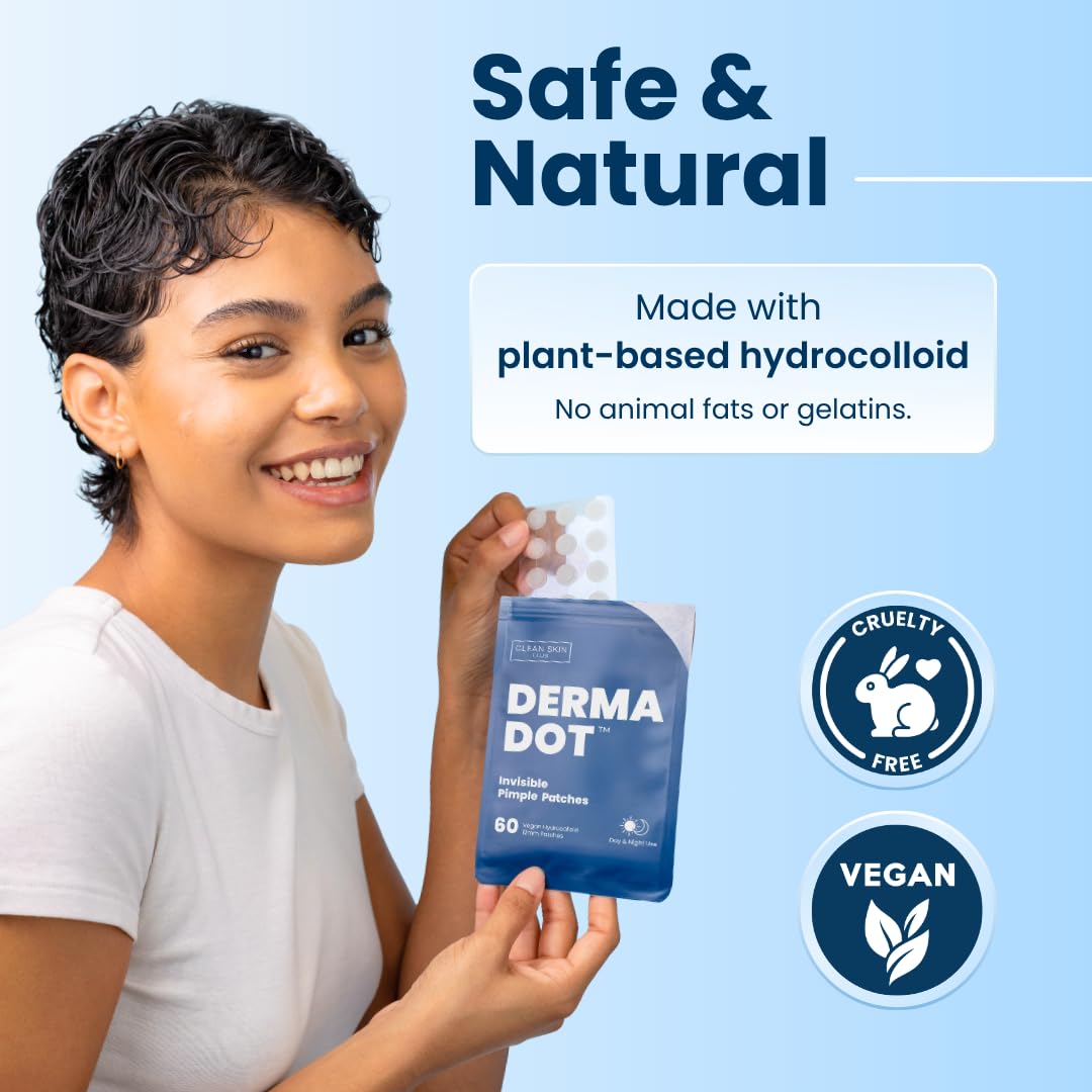 CLEAN SKIN CLUB Derma Dot – patch absorbant captant les impuretés.