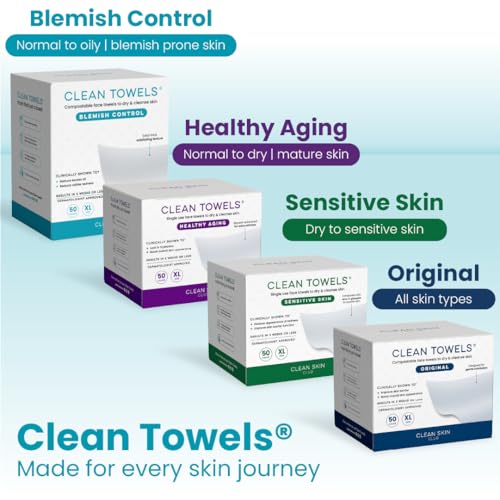 Pack pratique de 50 lingettes Clean Skin Club