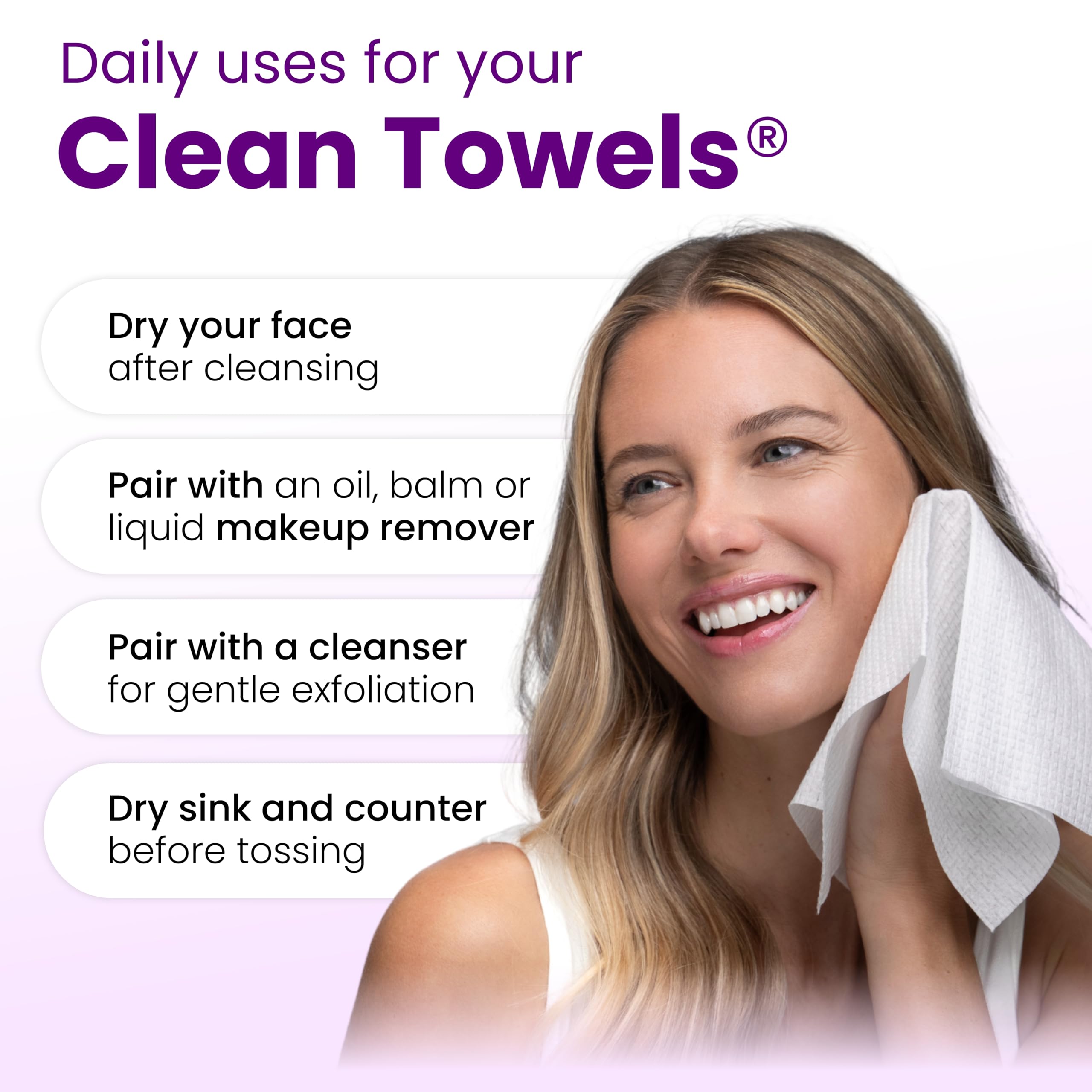 Routine visage pratique jour après jour avec Clean Skin Club.