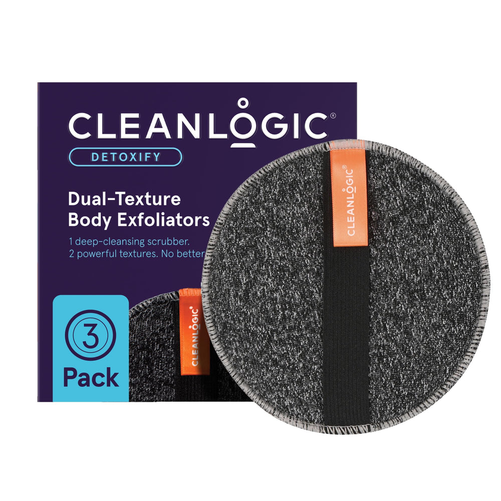 Gant Detoxify Cleanlogic au charbon pour un nettoyage en profondeur.
