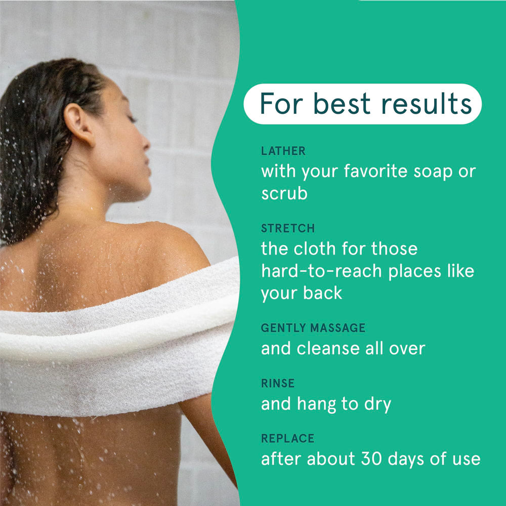 Utilisation quotidienne Cleanlogic—peau fraîche et nette après douche.