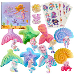 Bombe Clear and Fresh mermaid avec jouet intérieur pour enfants.