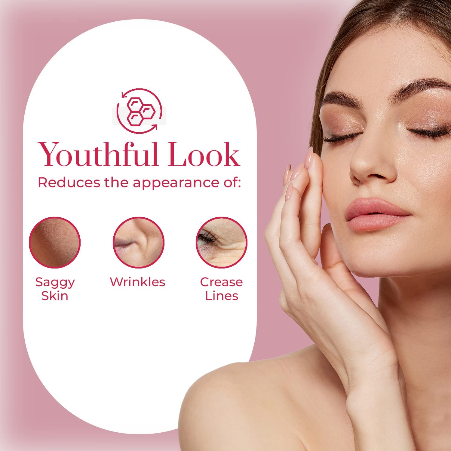 Application matinale sur le visage, massage doux.