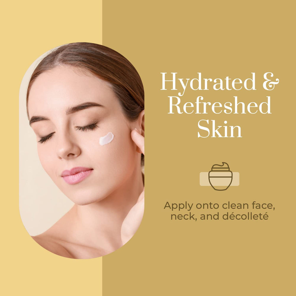 Clear Beauty Crème Jour 24K Or et Collagène – testé dermatologiquement, vegan et beauté épurée