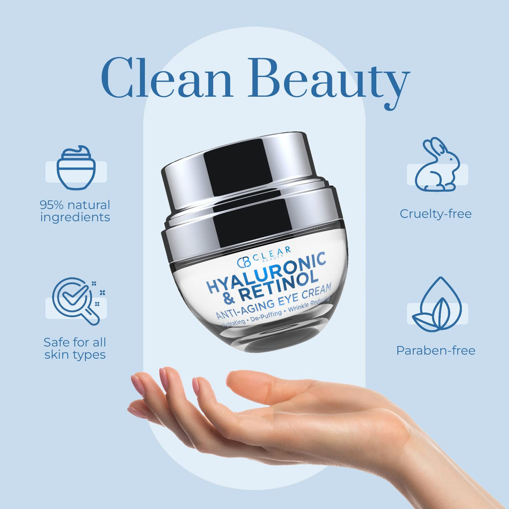 Logo sans cruauté de Clear Beauty Crème Yeux, choix éthique.