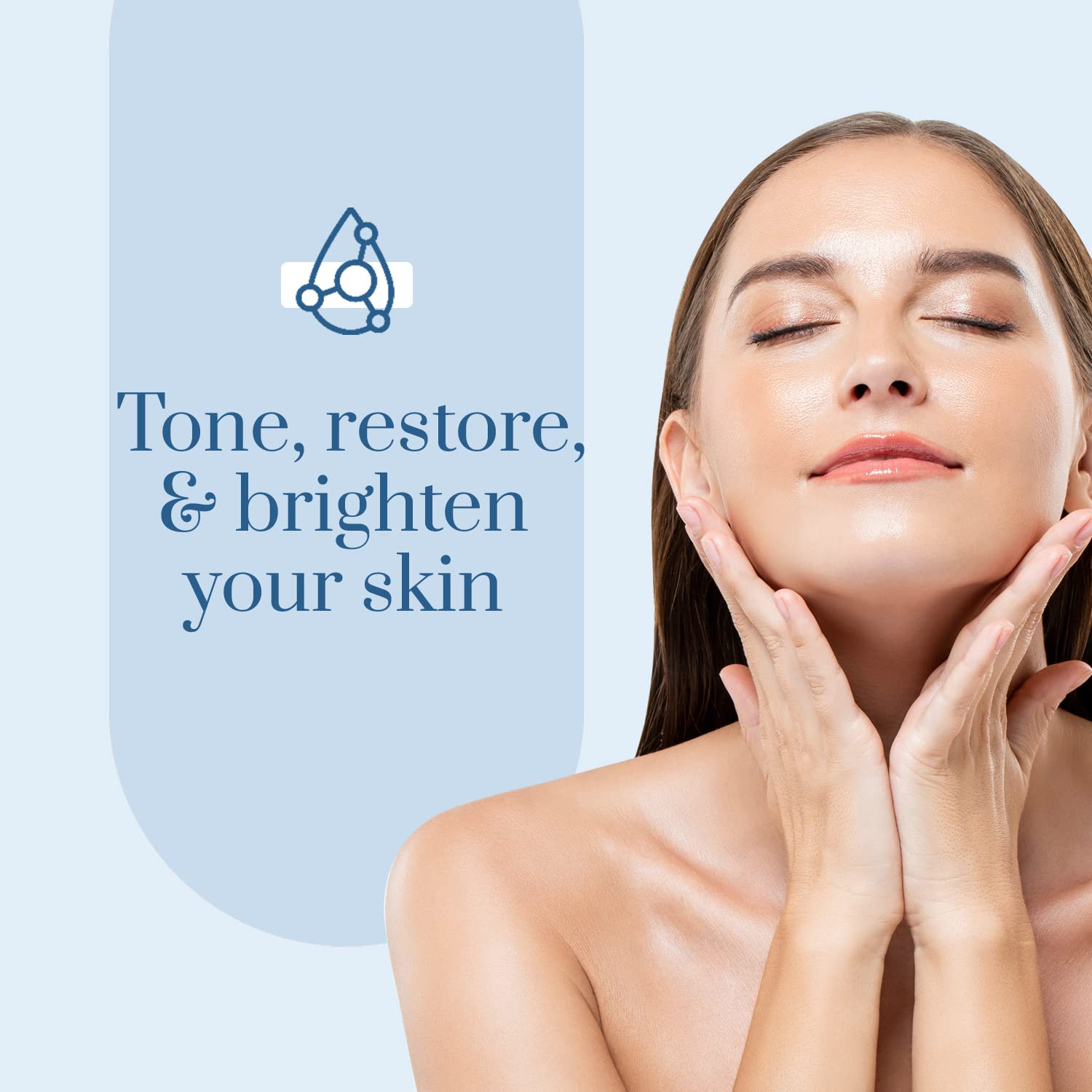 Produit Clear Beauty Crème Yeux testé dermatologiquement pour sécurité.