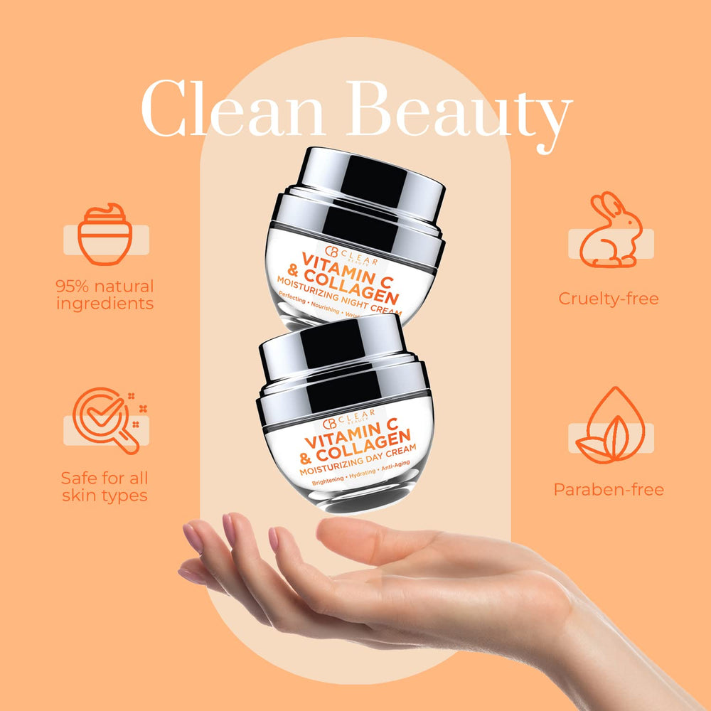 Clear Beauty: emballage duo soin coreen, pratique pour routine quotidienne.