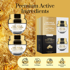 Clear Beauty – lueur 24K or et collagène révélant l’éclat naturel.