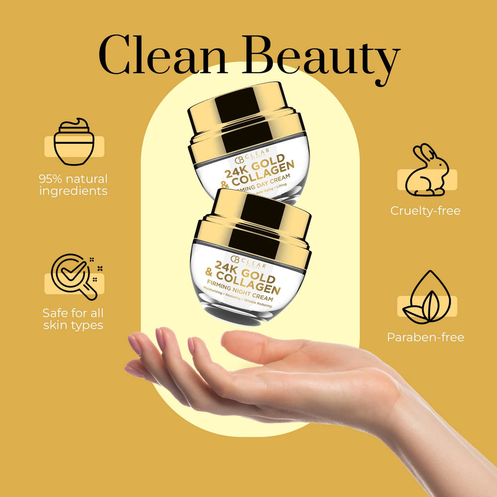 Clear Beauty – rituel jour et nuit simple à suivre pour une peau réveillée.