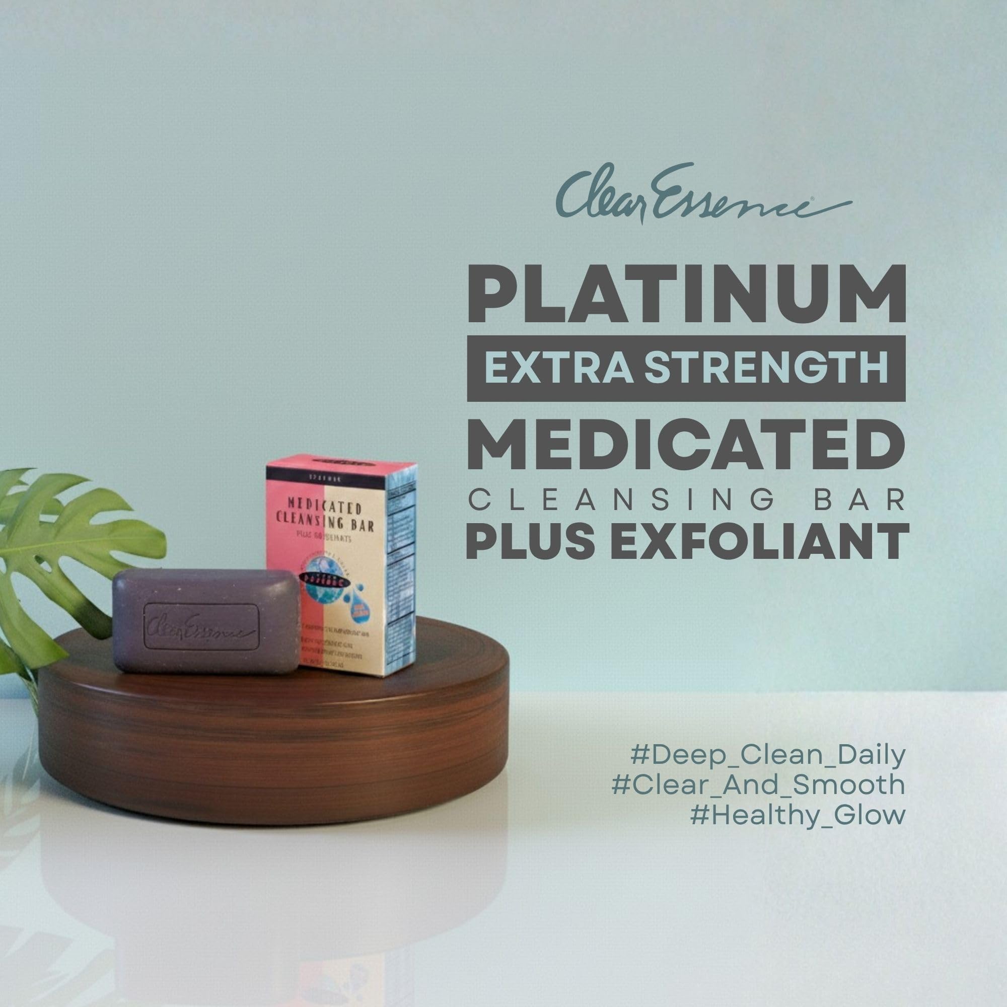 Clear Essence Barre antibactérienne purifiante pour corps, impuretés réduites