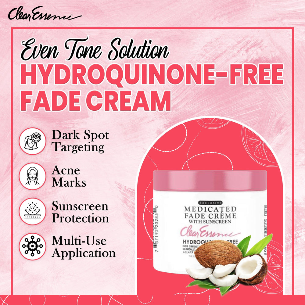 Clear Essence Crème Éclaircissante Exclusive pour le corps et le visage.