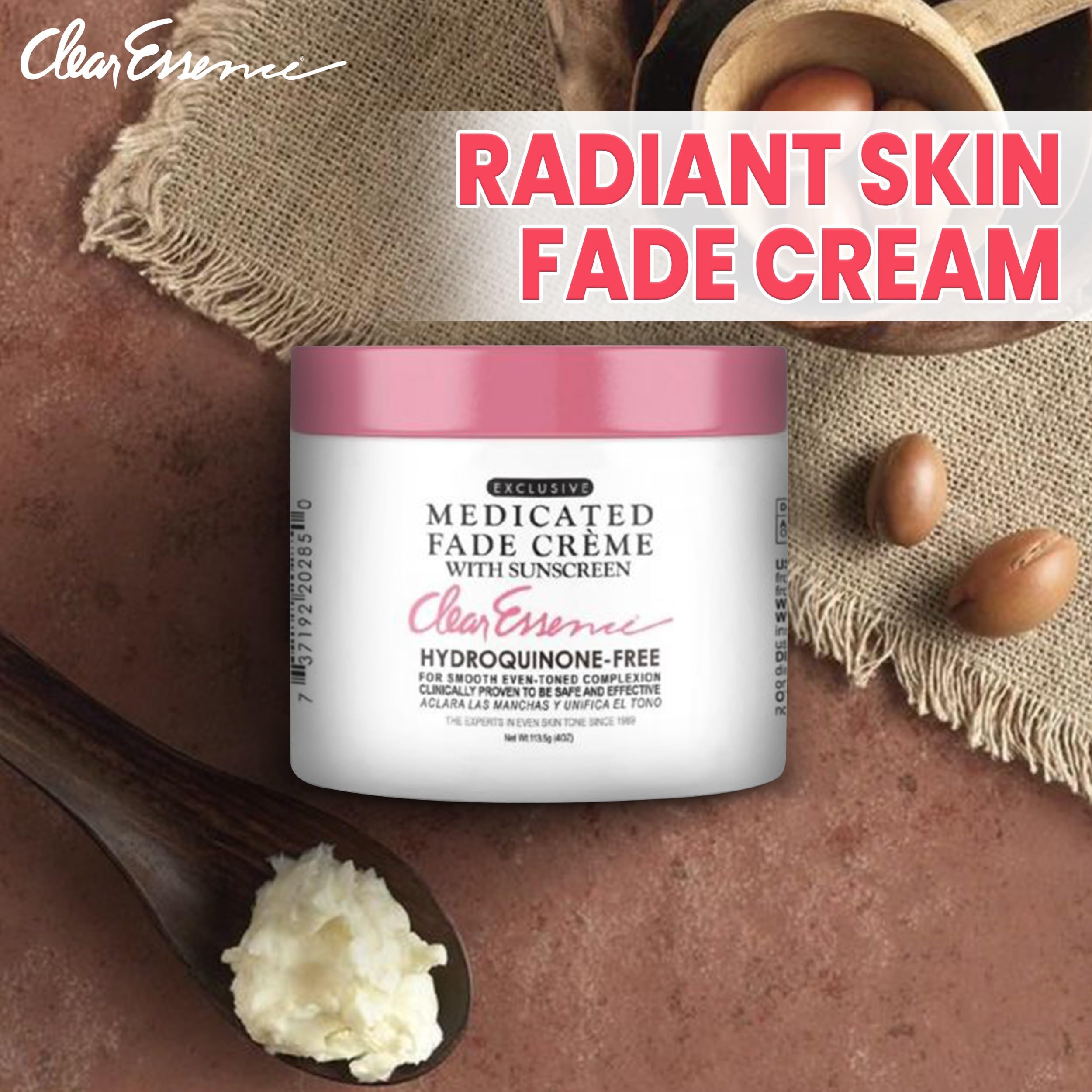 Usage quotidien Clear Essence — éclat et hydratation potentiels.