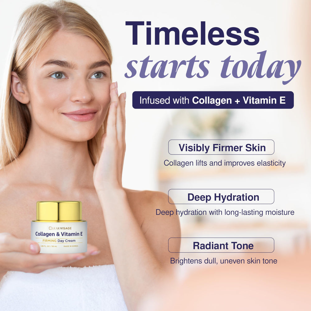 Clear Visage: application quotidienne facile, peau nourrie et prête pour le maquillage.