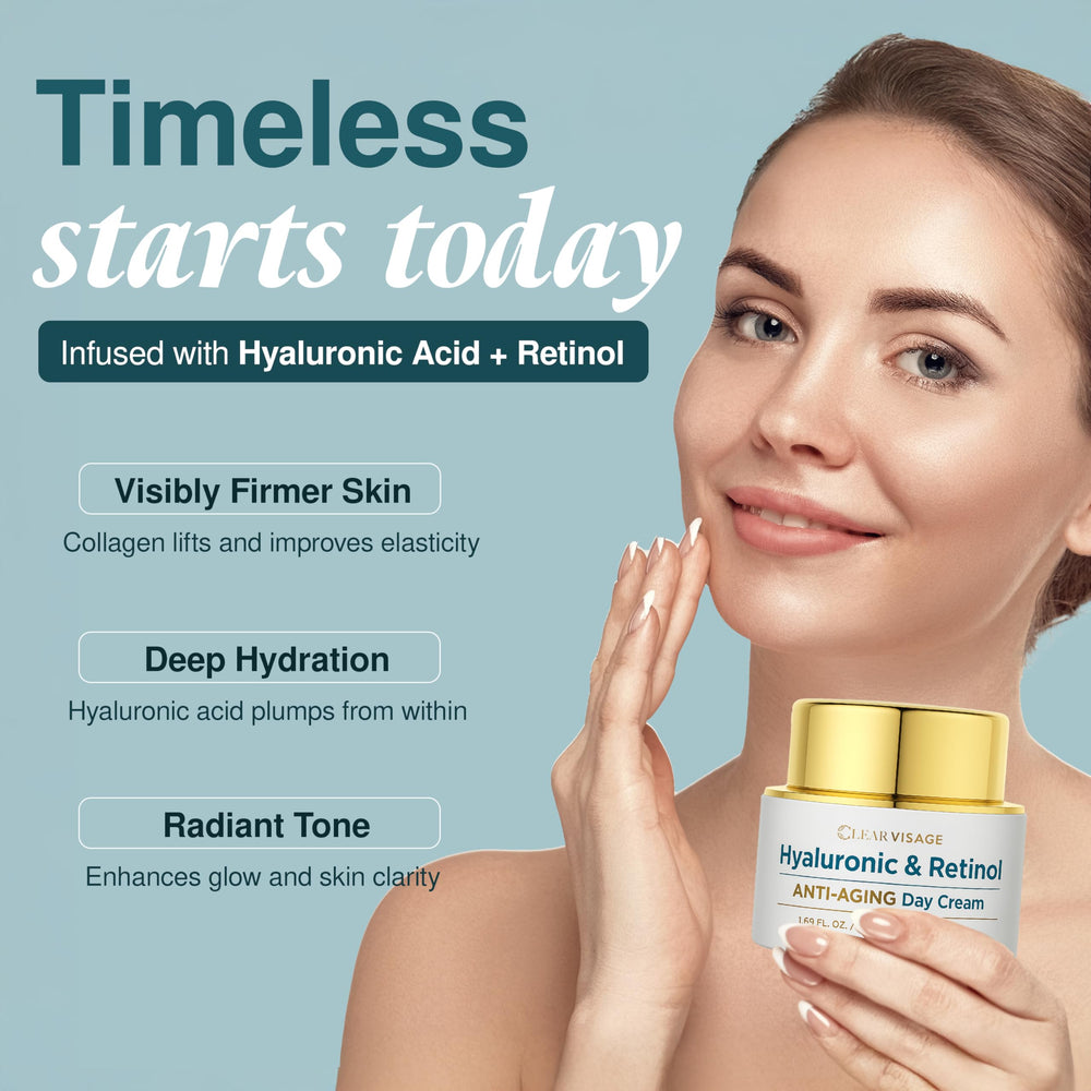 Clear Visage – barrière cutanée renforcée grâce à l'hydratation et aux actifs nourrissants.