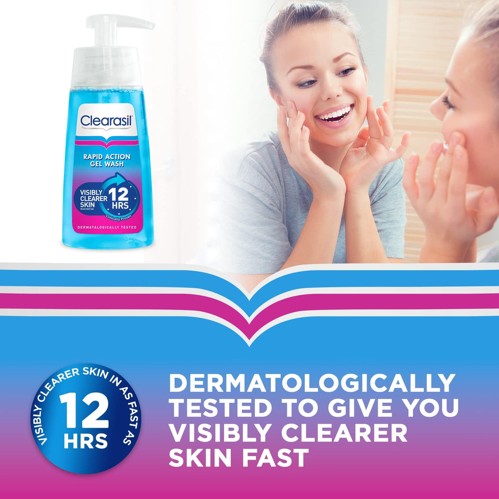 Clearasil Ultra Gel Nettoyant 12h – application visage dans la routine beauté