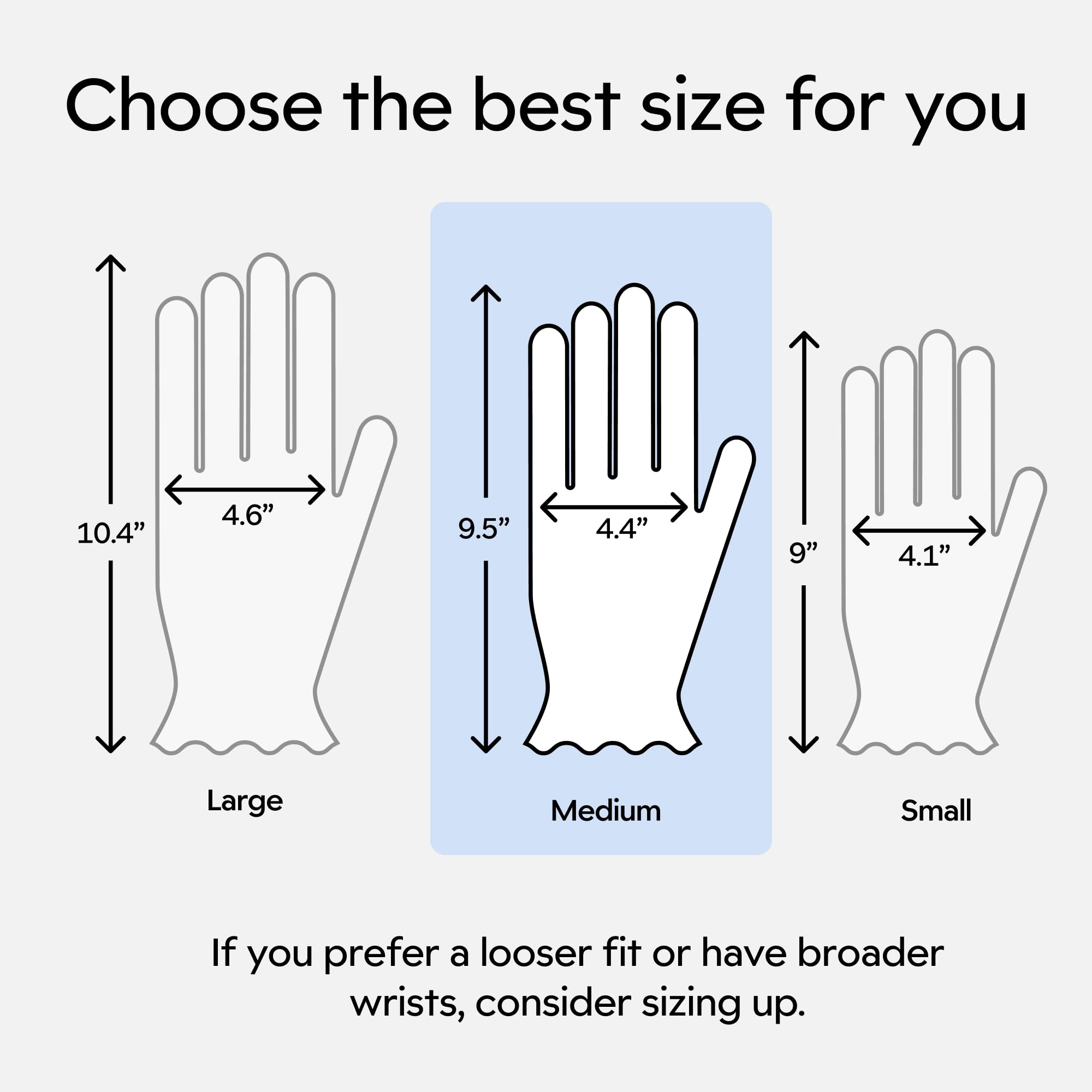 Gants fins en coton biologique Clearbody, adaptés pour hommes et femmes.