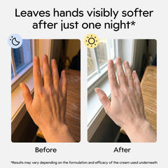 Gants Clearbody avec poignet élastique pour un ajustement sûr pendant le sommeil.