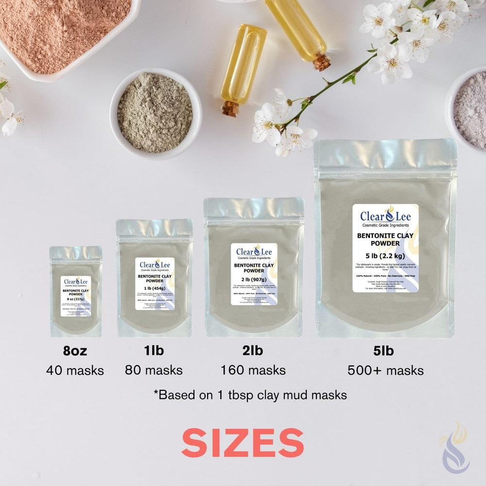 ClearLee masque-visage maison bentonite: préparation spa à domicile