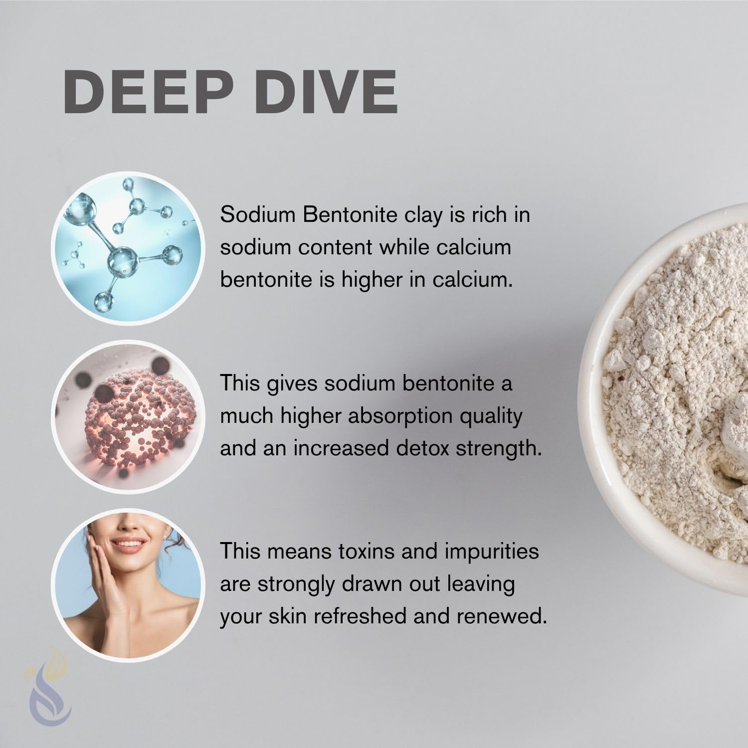 ClearLee soin-peau recettes-maison bentonite: idéale pour masques faits maison