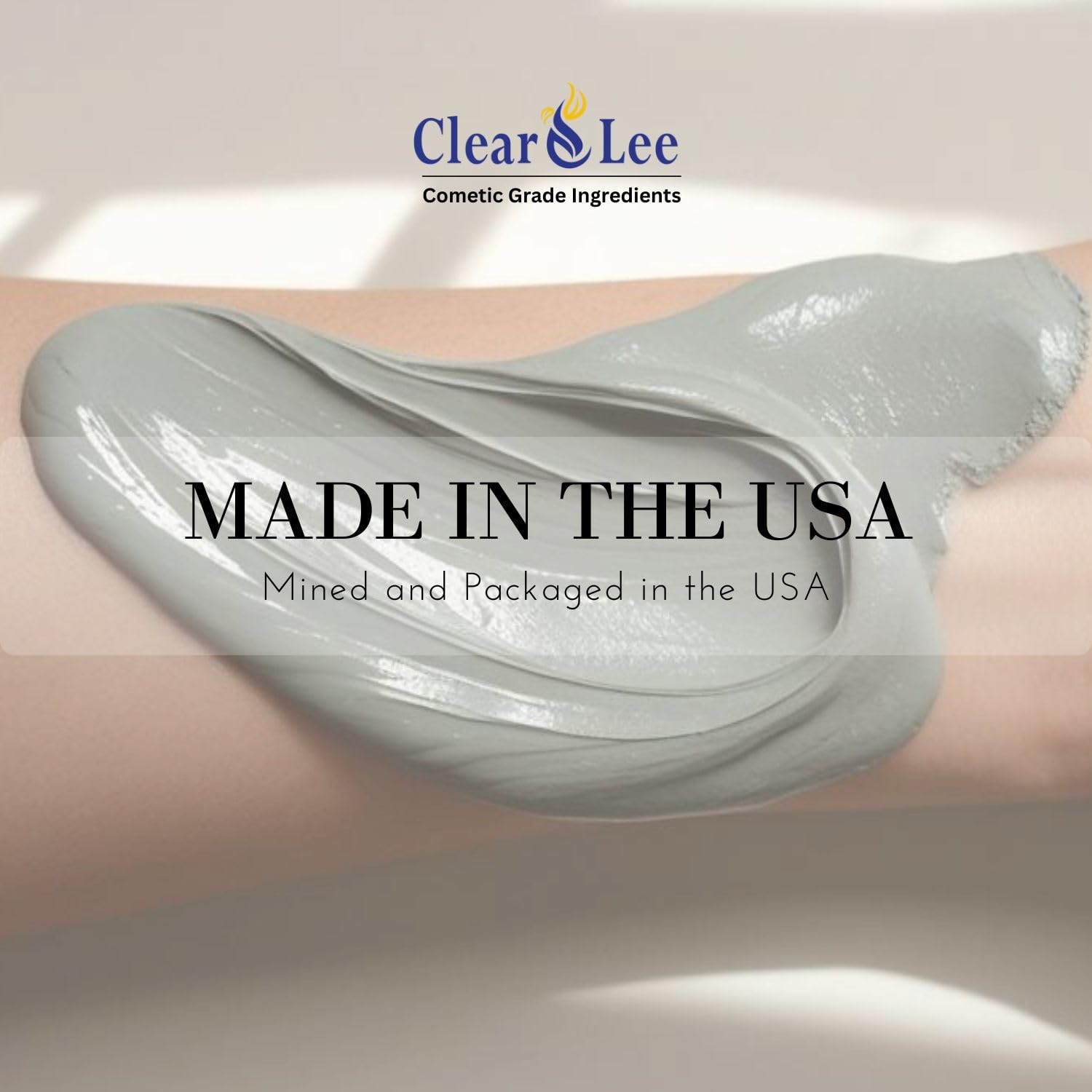 ClearLee sans-additifs argile bentonite cosmetique: produit naturel sans additifs