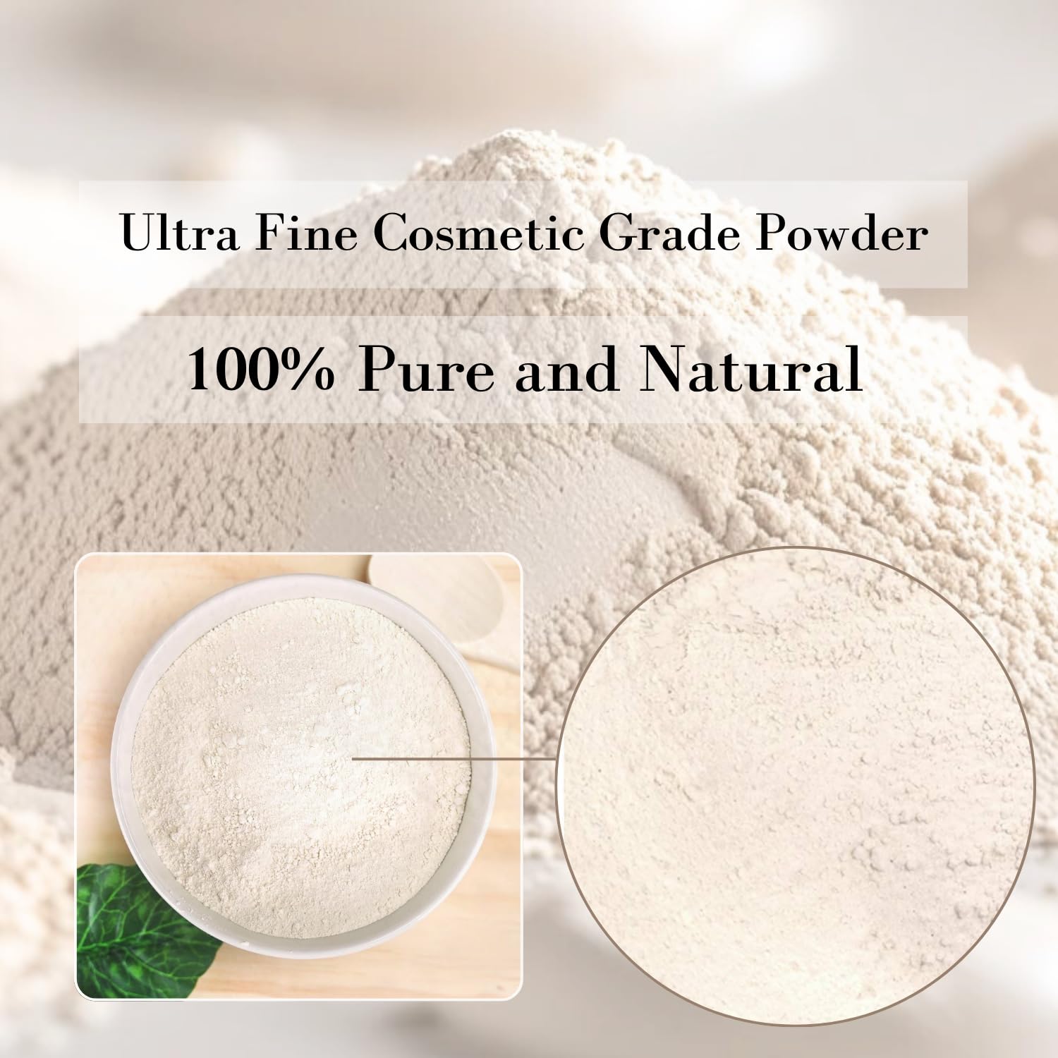 ClearLee Kaolin, poudre polyvalente pour detox visage, cheveux et corps.