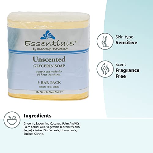 Soin peau Clearly Natural à glycérine sans parfum, expérience douce après le rinçage.