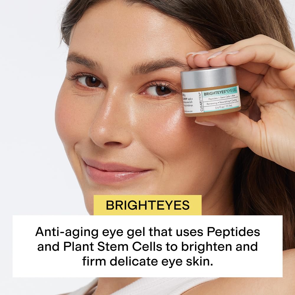 CLEARSTEM BRIGHTEYES gel yeux à peptides ciblant cernes et ridules