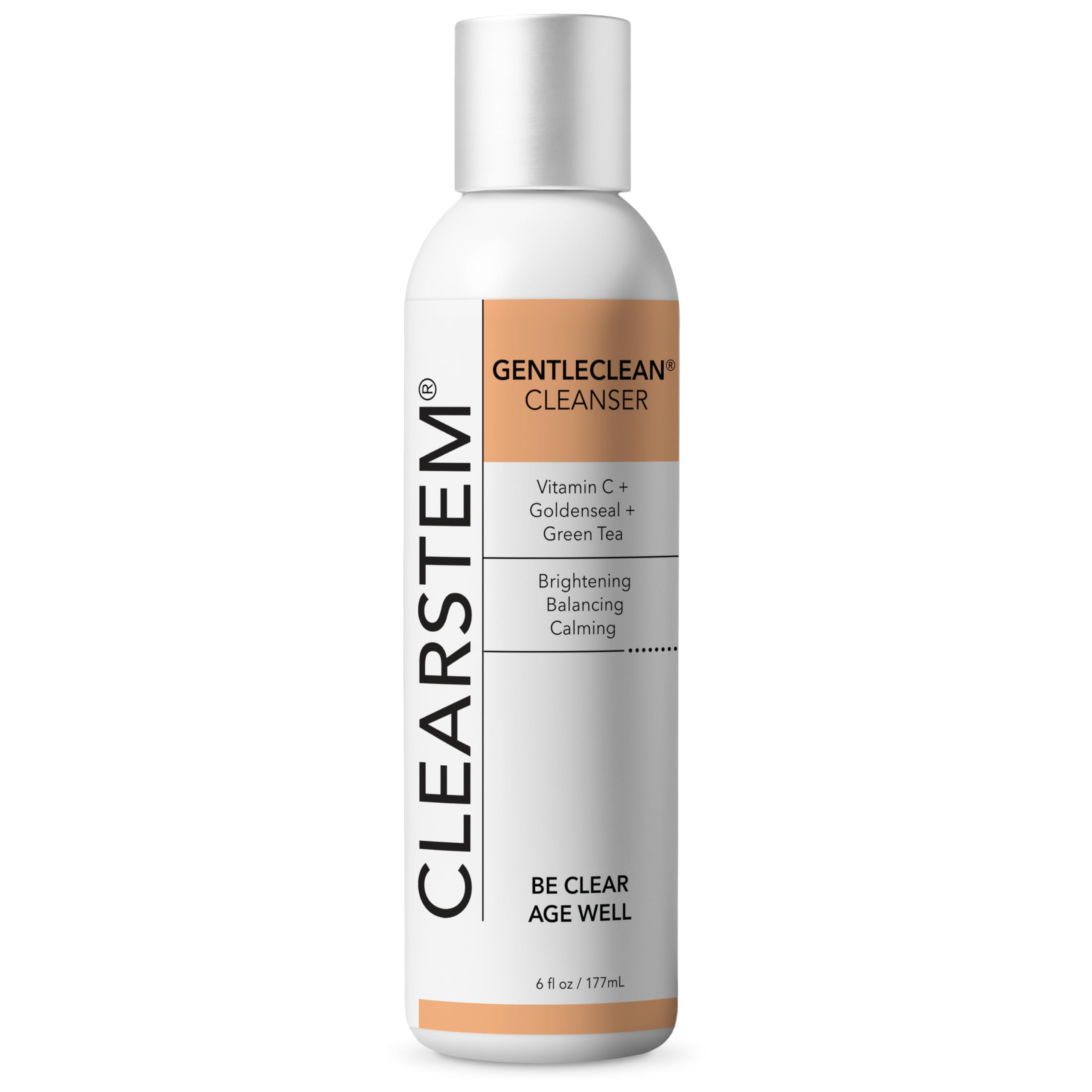 CLEARSTEM GentleClean : bouteille-pompe pratique pour une application précise et douce.