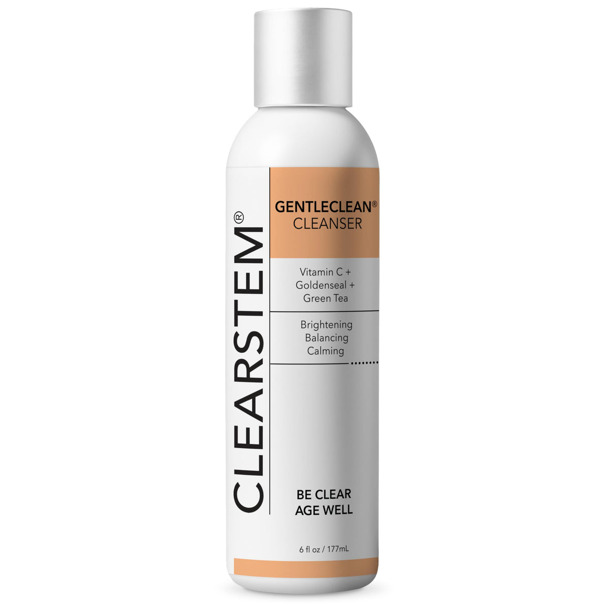 CLEARSTEM GentleClean : bouteille-pompe pratique pour une application précise et douce.
