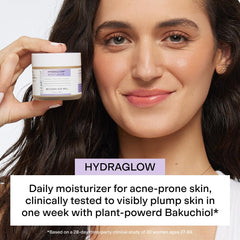 Flacon Hydraglow CLEARSTEM de 60 ml, soin nourrissant pour le soir.