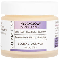 CLEARSTEM Hydraglow crème visage, texture légère et hydratante pour peau repulpée.
