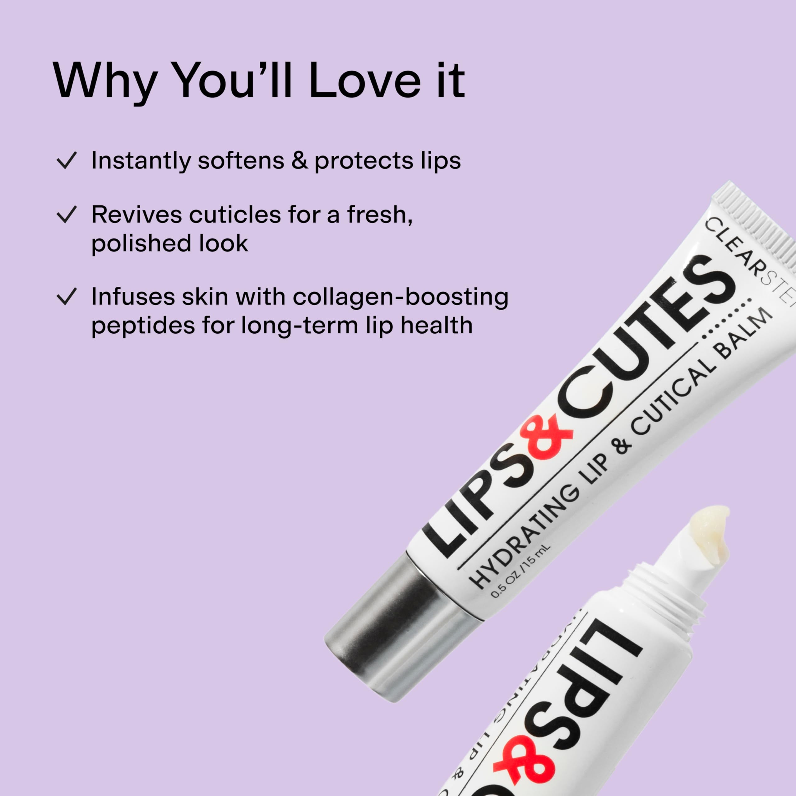 CLEARSTEM Lips&Cutes, réparation des cuticules sèches et réconfort immédiat.