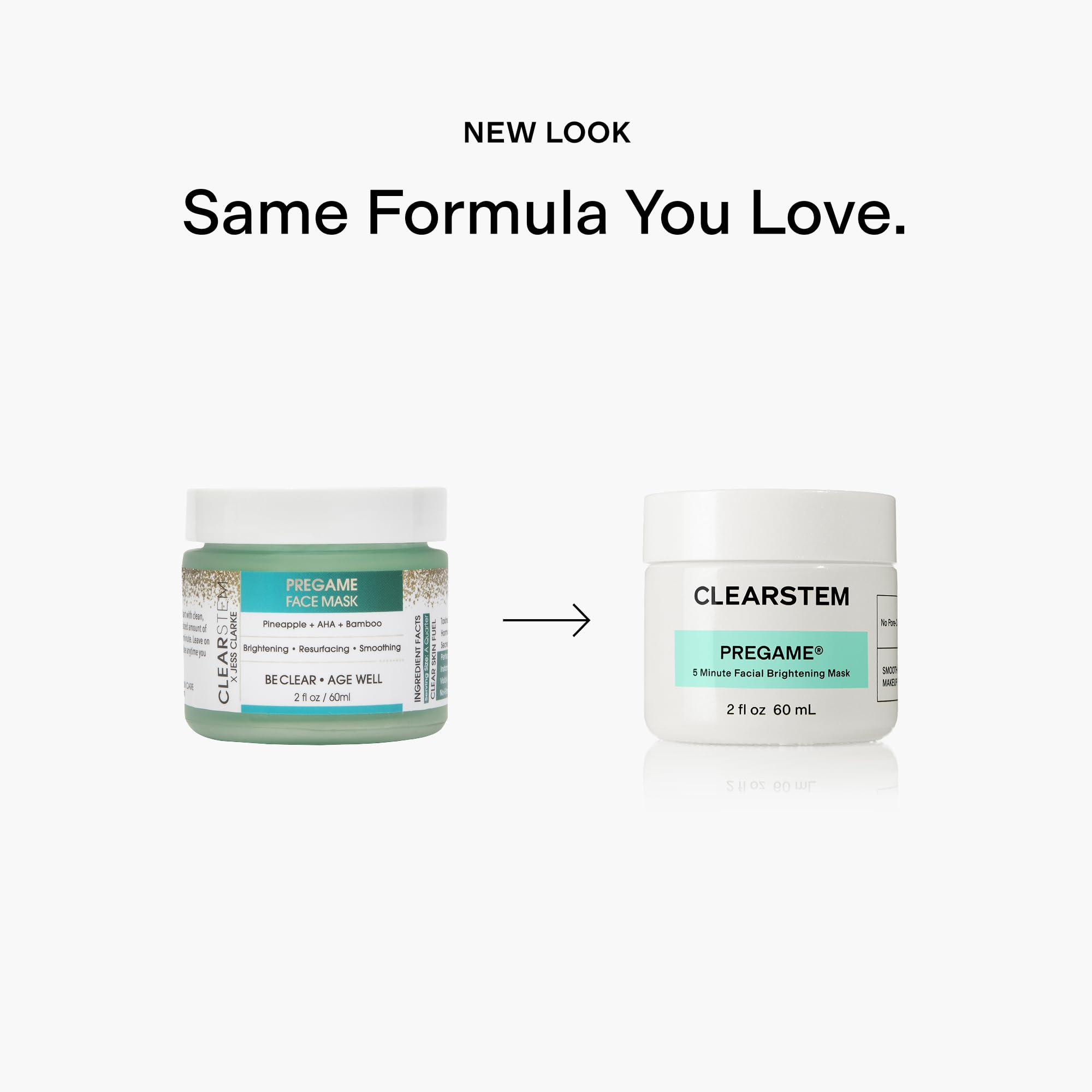 CLEARSTEM Pregame curcuma-exfoliation — exfoliation douce révélant une peau plus lumineuse.
