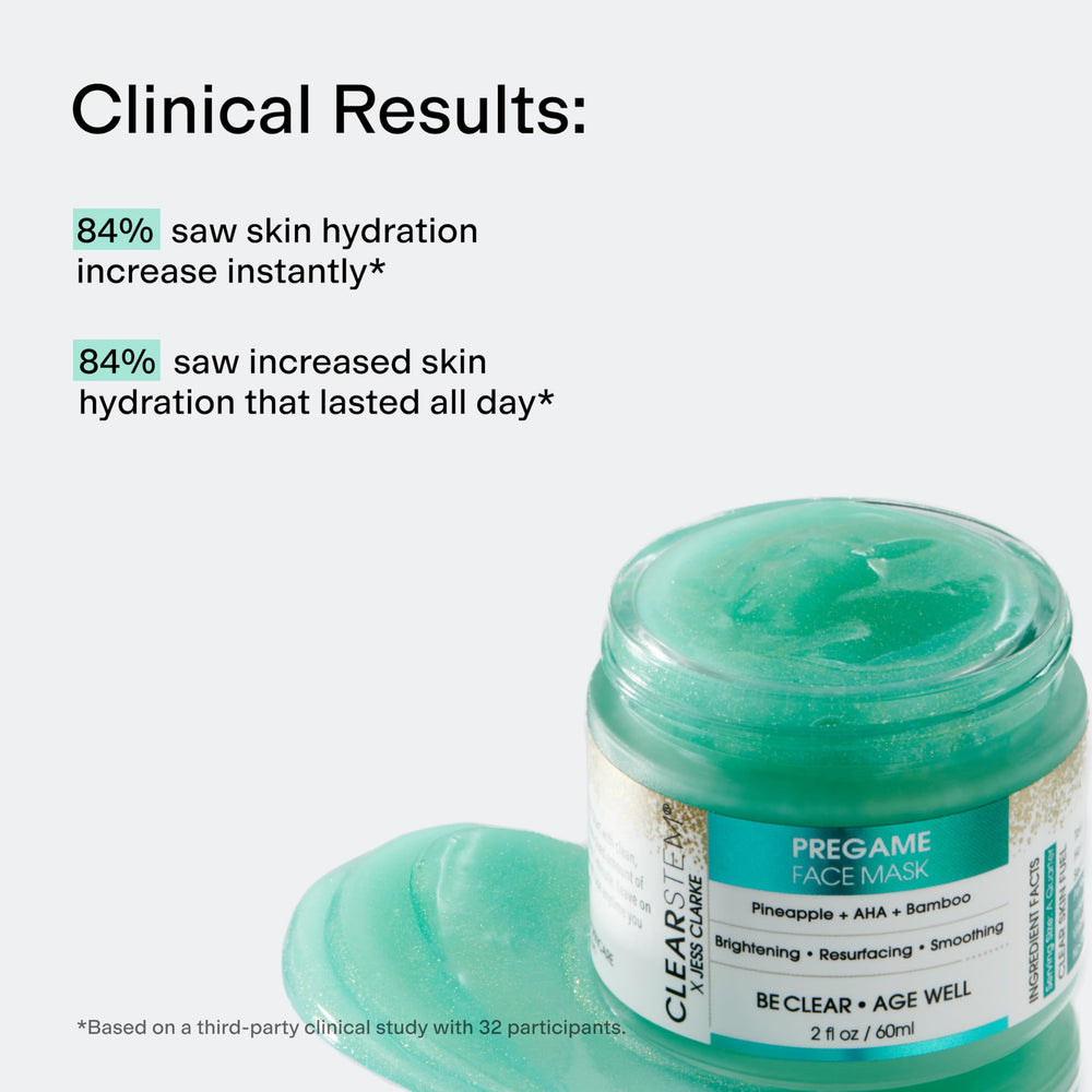 CLEARSTEM Pregame preparation-maquillage — base prête pour un maquillage durable et homogène.