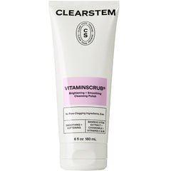 Gommage CLEARSTEM VITAMSCRUB pour le visage, exfolie en douceur et révèle une peau lumineuse.