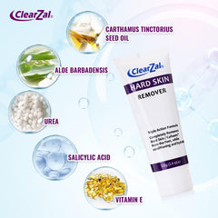 Clearzal Crème Pieds action triple hydratante pour peau sèche