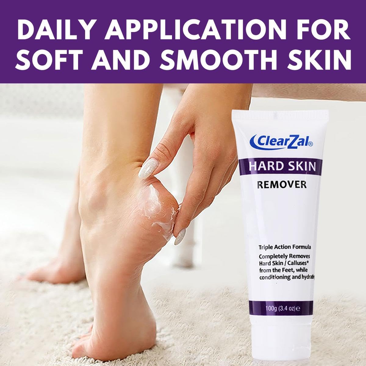 Clearzal Crème Pieds aloé véra apaise et nourrit la peau
