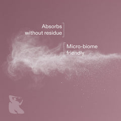 Application sur les pieds pour absorber l’humidité et limiter les frottements.