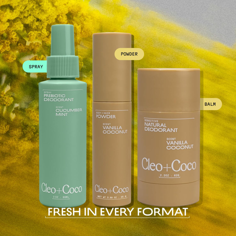 Cleo+Coco rituel quotidien, parfum naturel et douceur après application.