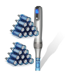 Rouleau micro-aiguilles CLETINA 0,24 mm pour revitaliser la peau à domicile.