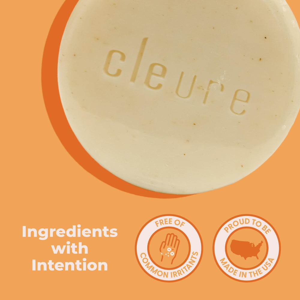 Cleure Face & Body Bar avoine apaisante, calme irritations mineures