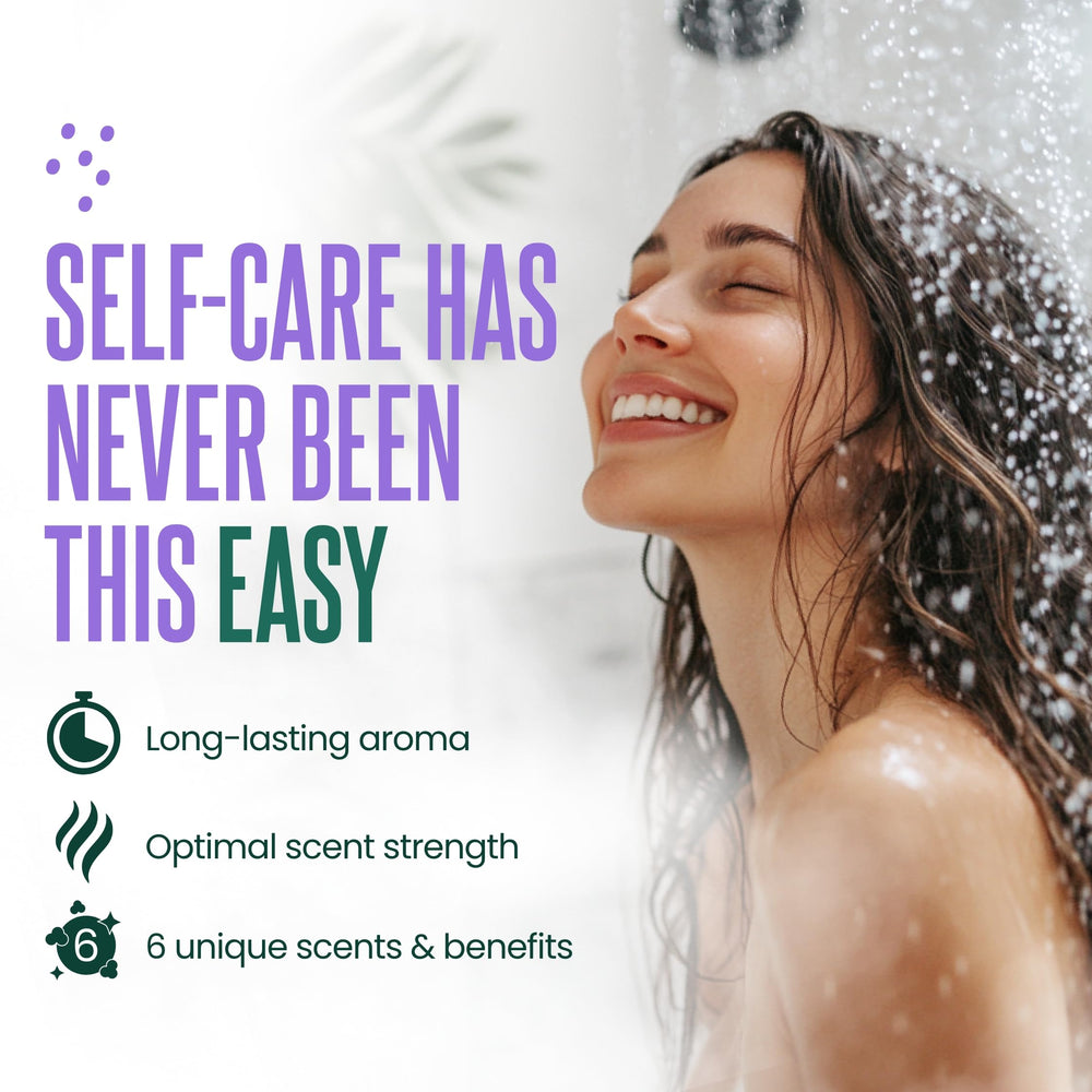 Cleverfy Shower Steamer Menthe-Eucalyptus: souffle frais et respiration plus claire.
