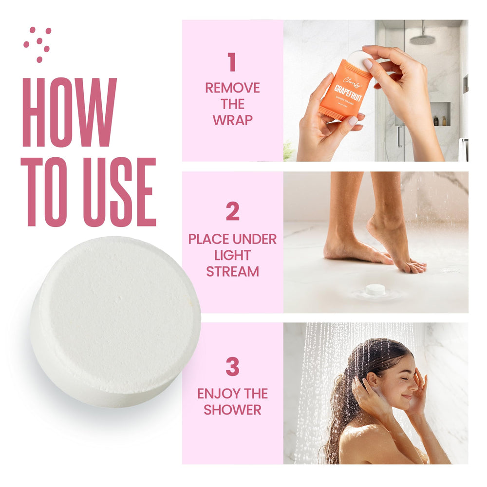 CLEVERFY Shower Steamers rituel-douche: routine bien-être rapide et efficace